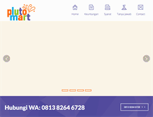 Tablet Screenshot of pluto-mart.net
